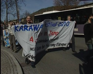 S�dth�ringer Regionalfernsehen: Demonstration