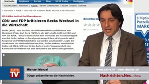 Nachrichten.Neu. vom 11.10.2013 mit Michael Menzel
