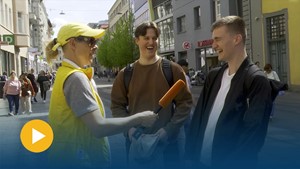 Wie sportlich ist Erfurt? - Unsere Stra�enumfrage auf dem Erfurter Anger