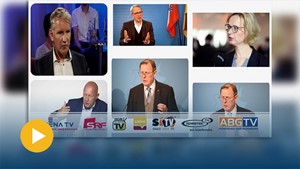 Die Th�ringer Spitzenkandidaten zur Landtagswahl im Talk