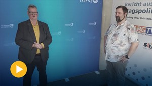 Bericht aus Erfurt: Im Gespr�ch mit Fabian Klaus, Reporterchef von Funke Th�ringen (TA, TLZ, OTZ)