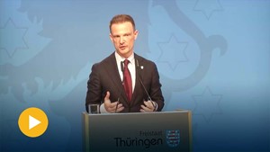 Bericht aus Erfurt: Staatskanzleiminister Stefan Gruhner stellte Ehrenamtsbericht vor