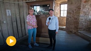 Schlossruine Neideck: Grandioser Rundblick bis in den Th�ringer Wald