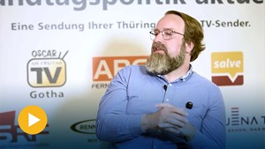 Bericht aus Erfurt: Das Sommerinterview mit Ralf Pl�tner, Th�ringer Die Linke-Landesvorsitzender