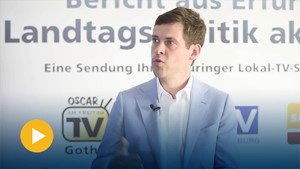 Bericht aus Erfurt nach der September-Landtagssitzung: im Gespr�ch mit Lutz Liebscher, SPD-Fraktionschef