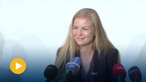 In der Landespressekonferenz: Wiebke Muhsal, Parlamentarische Gesch�ftsf�hrerin der AfD-Fraktion