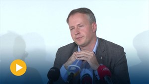 In der Landespressekonferenz: Andreas B�hl, Vorsitzender der CDU-Fraktion im Th�ringer Landtag