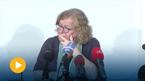 In der Landespressekonferenz: Dorothea Marx, Stellvertretende Vorsitzende der SPD-Fraktion